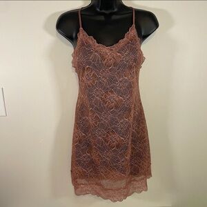 Victoria's Secret Sheer Lace Slip Dress